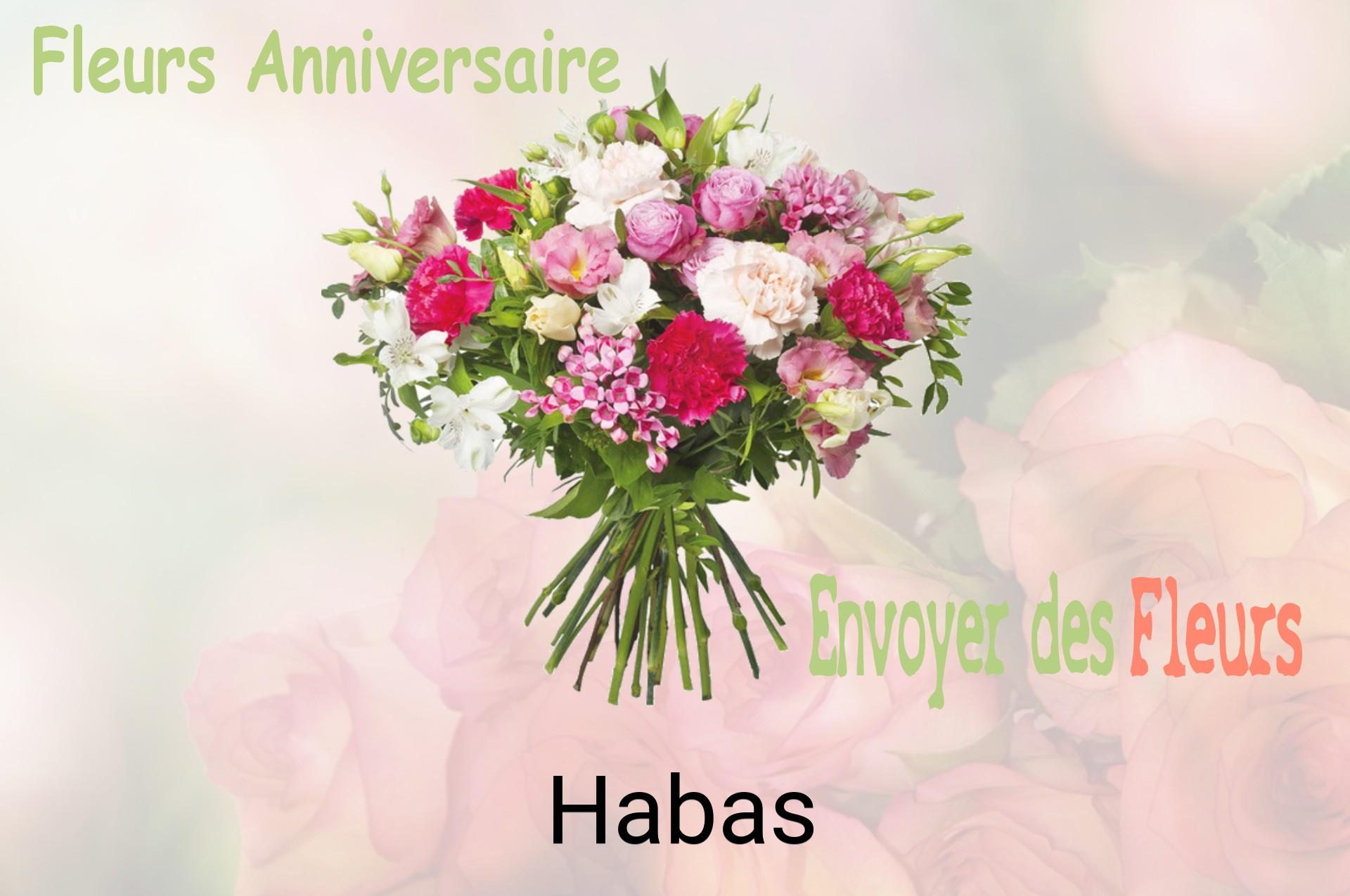 Bouquet de fleurs d’anniversaire livré à Habas