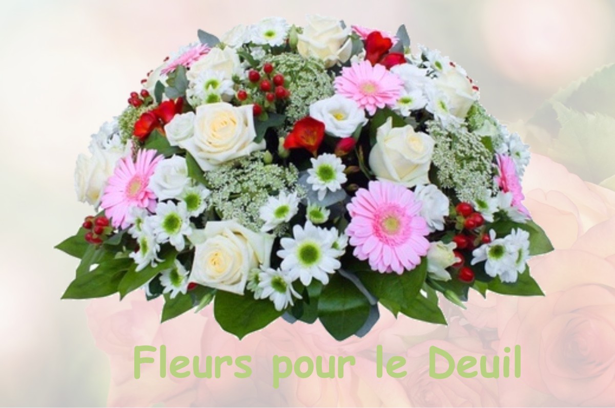 fleurs deuil HABAS